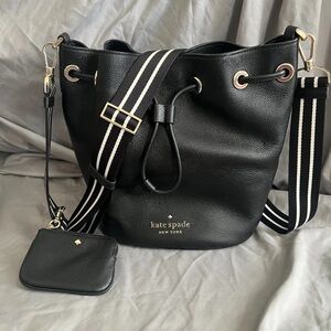 Kate Spade Rosie Bucket Bag Black